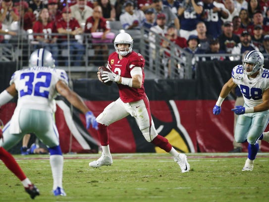 Carson Palmer finished with 325 yards and 2 touchdown