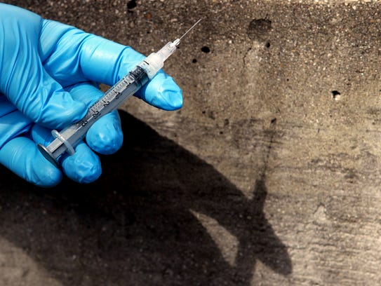 The region's heroin and opioid drug epidemic deluged