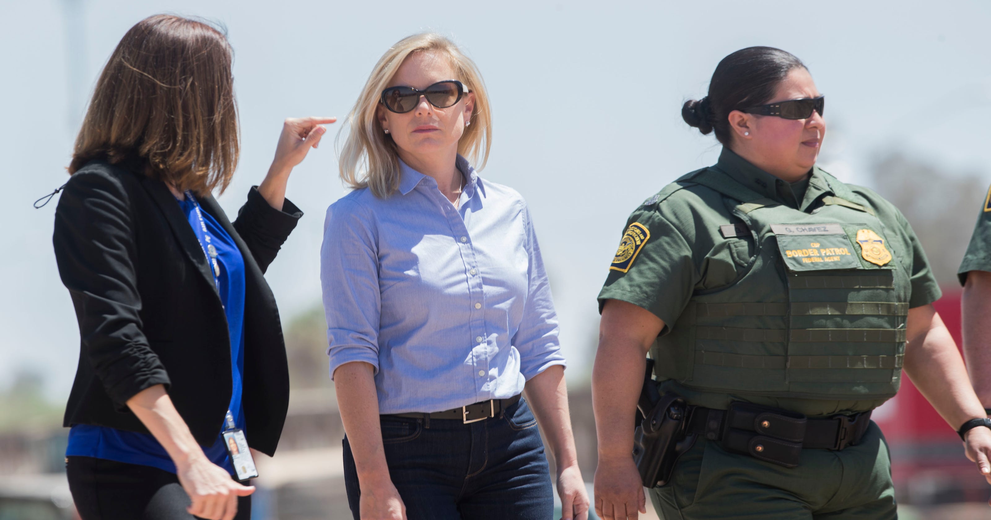 Homeland Security Secretary Visits Calexico To Push Border Security