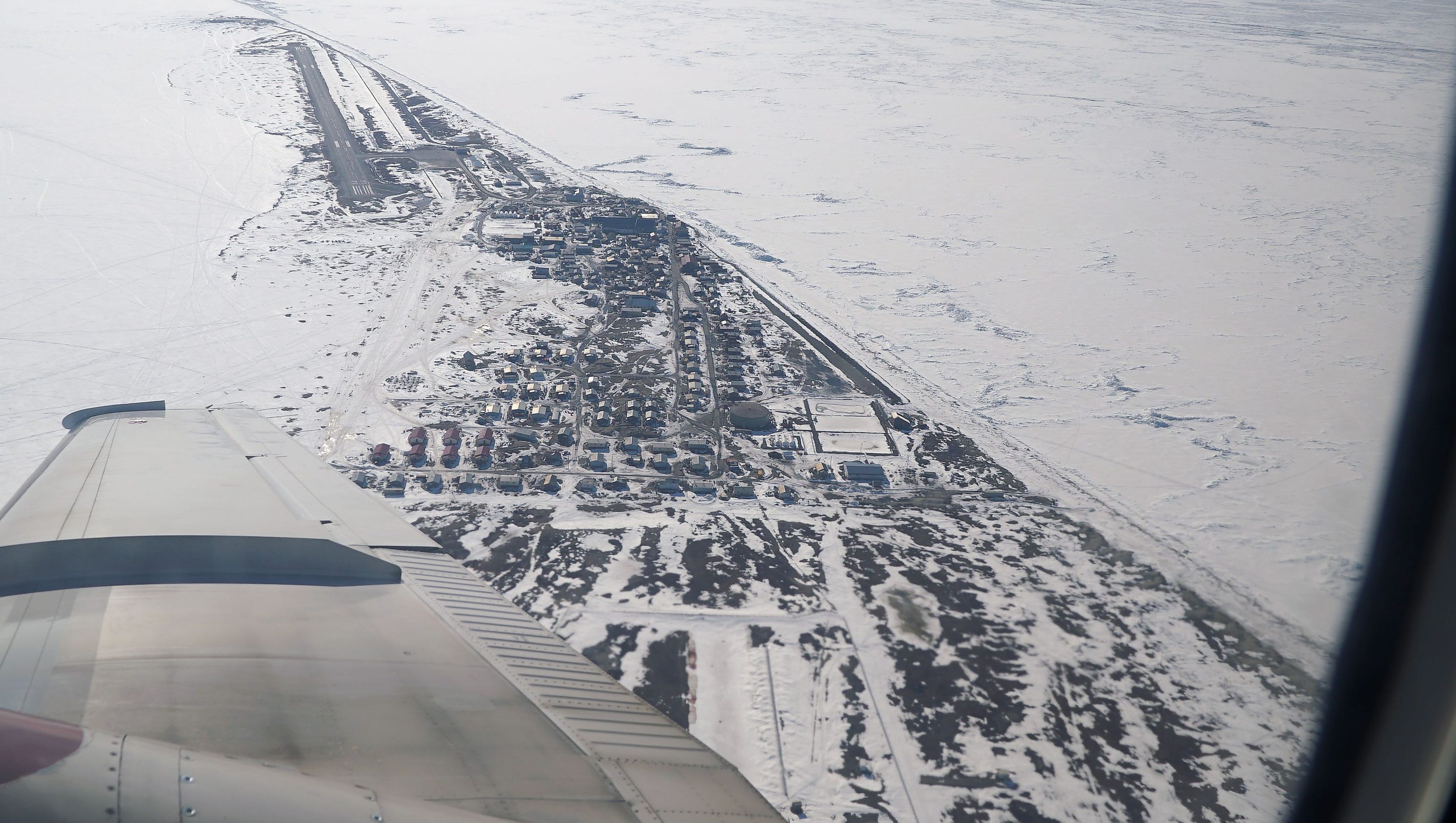 Climate change could doom this disappearing Alaskan island town