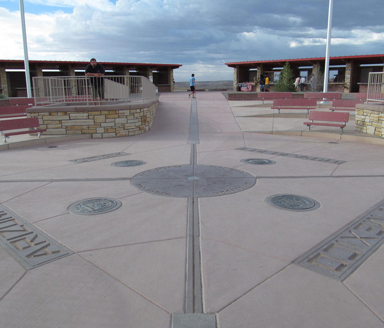 The Four Corners Monument has been expanded and now offers an interpretive center with restrooms. It's still not worth going out of your way to see.