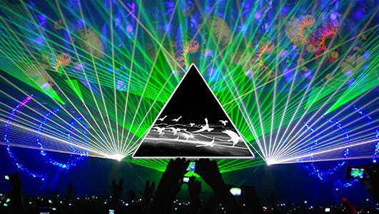 Pink Floyd's "Dark Side of the Moon"  laser show