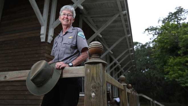 Pam Jones Morton has been a volunteer park ranger for more than 12 years and has volunteered more than 10,000 hours to the Florida State Park system.