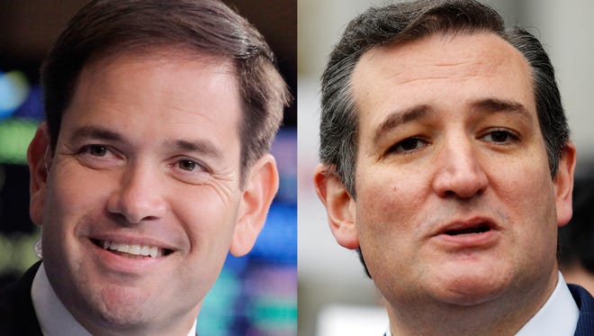 Republican Sens. Marco Rubio, R-Fla., and Ted Cruz, R-Texas
