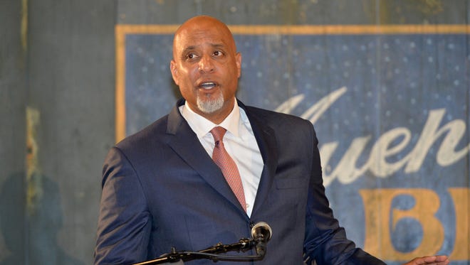 Union director Tony Clark  says the inactivity on the free agent market is "a race to the bottom."