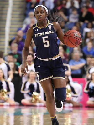 Notre Dame Women S Star Jackie Young Leading Irish Into Sweet 16