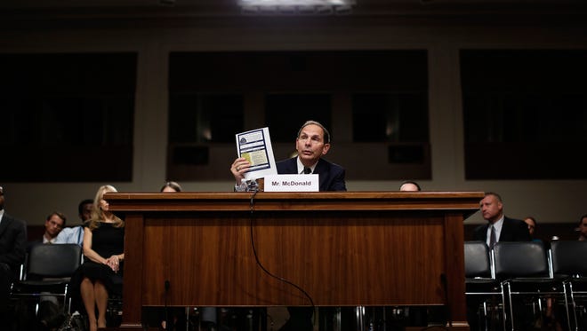 Robert McDonald was confirmed by the Senate on Tuesday to serve as the next Veterans Affairs secretary. Awaiting him is a scathing new report on the agency’s patient-scheduling system.
