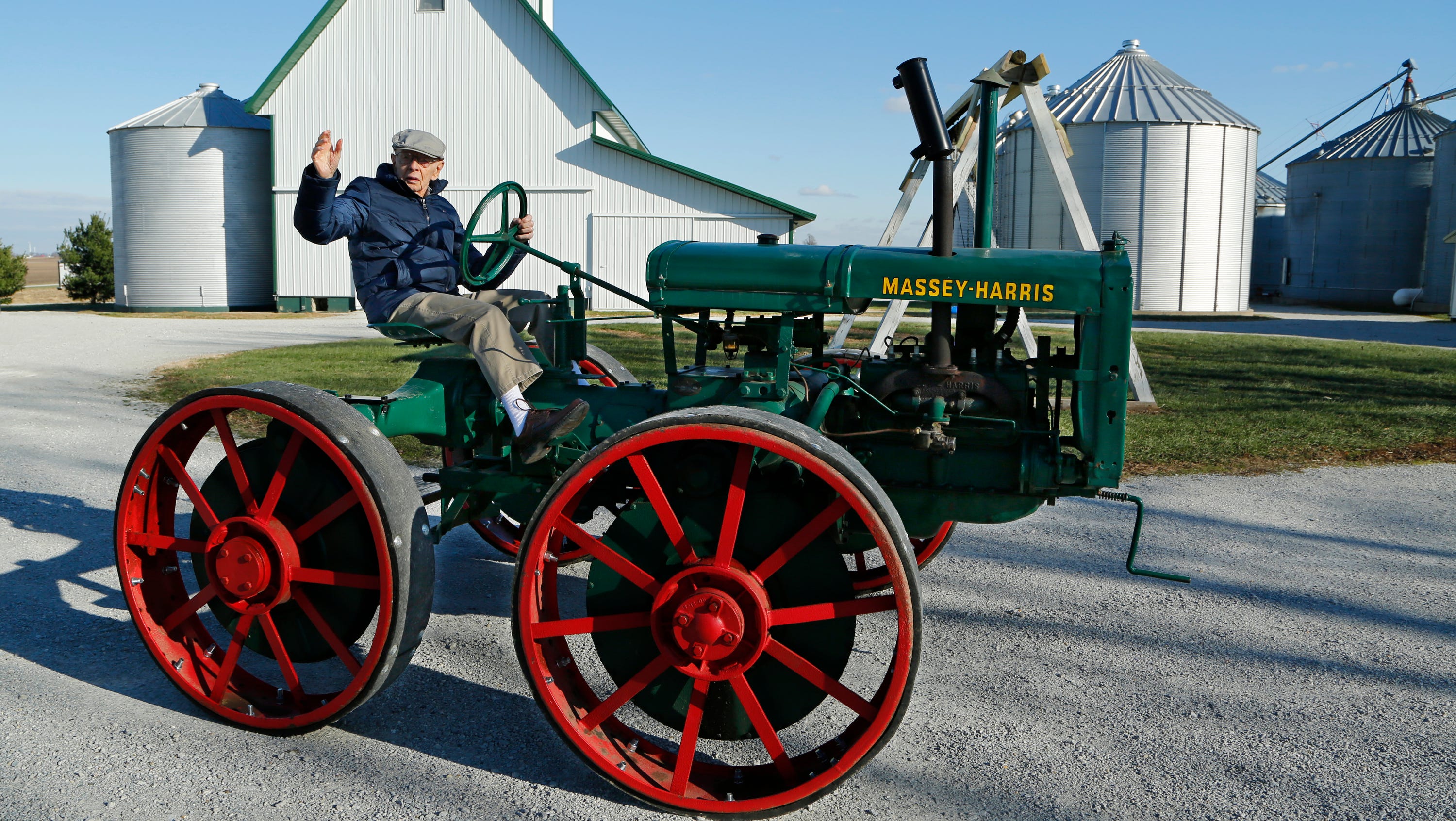 101yearold reunited with first tractor — and it works