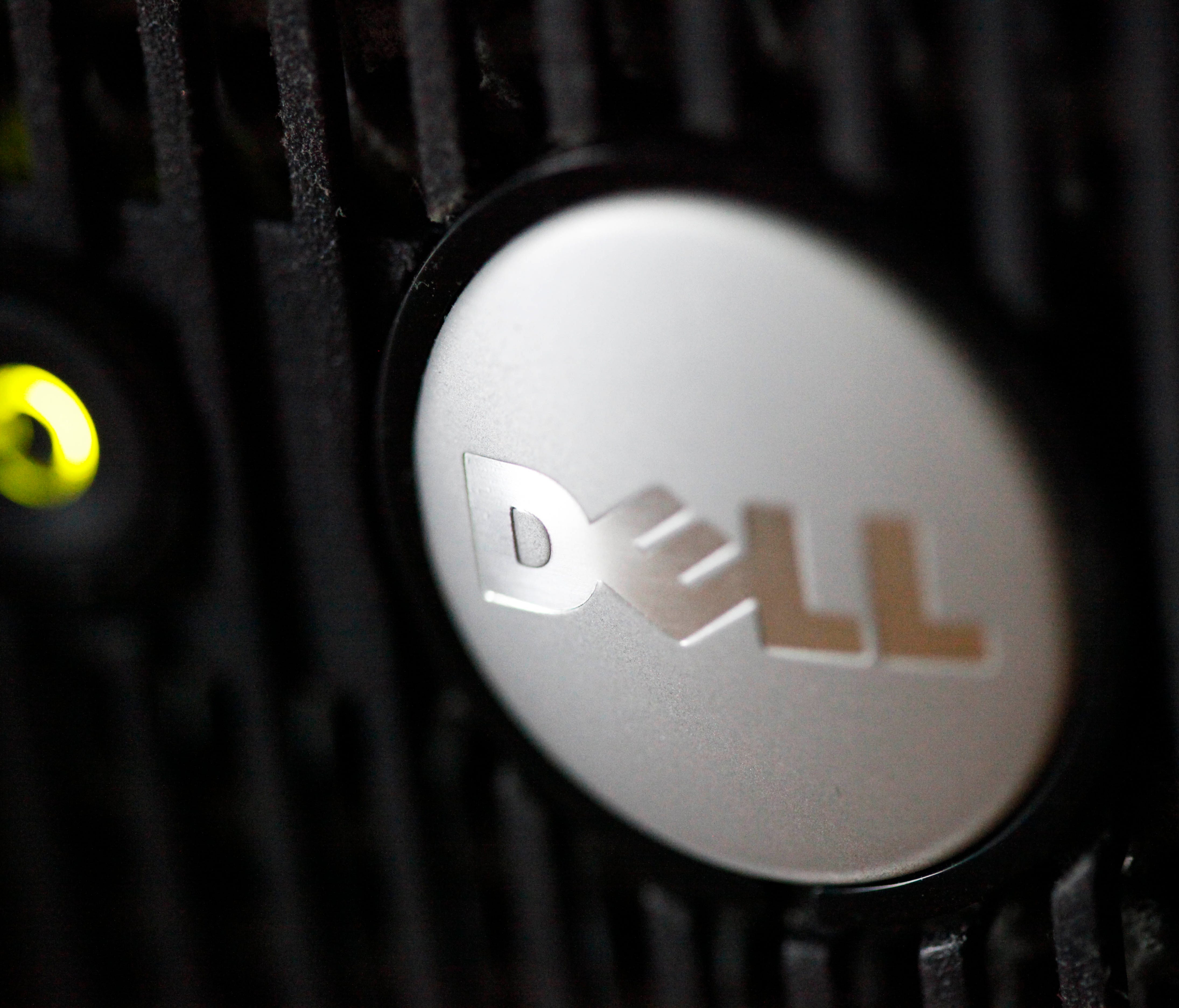 File photo taken in 2011 shows the Dell logo on one of the tech giant's computers.