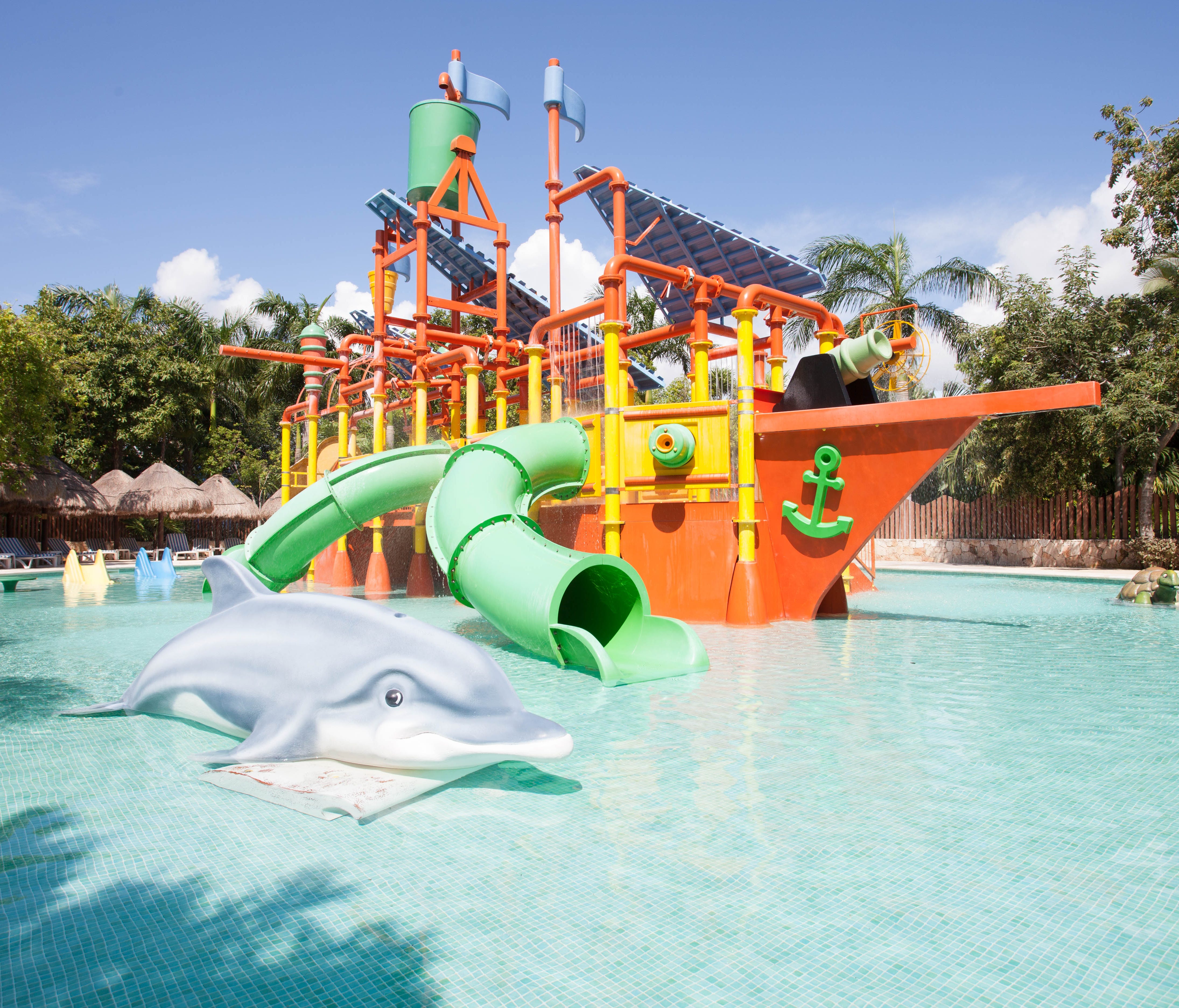 Iberostar Paraiso Lindo, Mexico: Between Cancun and Playa del Carmen on the Riviera Maya, this all-inclusive property encourages guests to get outside. The inviting private beach is lined with plenty of sun loungers and offers water sports, like kaya