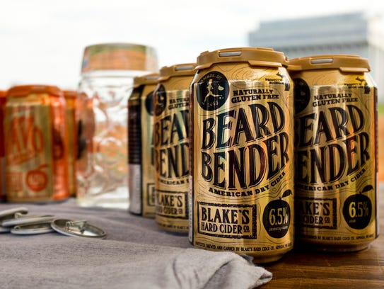 Hard Cider from Blake's Hard Cider in Armada on display