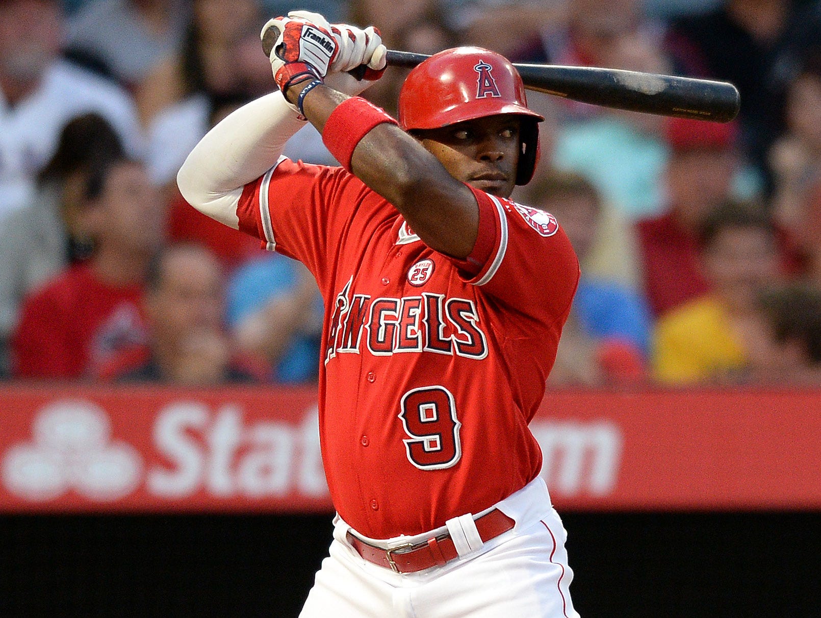 Justin Upton set career highs in home runs and RBI in 2017.