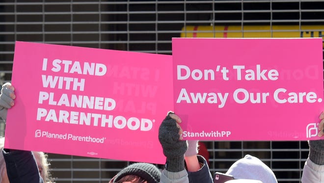 Planned Parenthood signs