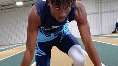 Suncoast senior sprinter Sterling St-Cyr is keeping in shape for his college career.