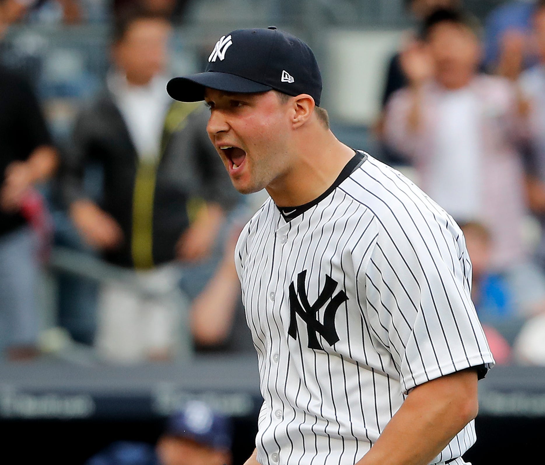 Tommy Kahnle is among several relievers who can considerably shorten games for the Yankees.