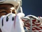 Dec. 19, 2010: Larry Fitzgerald watches the scoreboard as the Cardinals take on the Carolina Panthers in Charlotte.