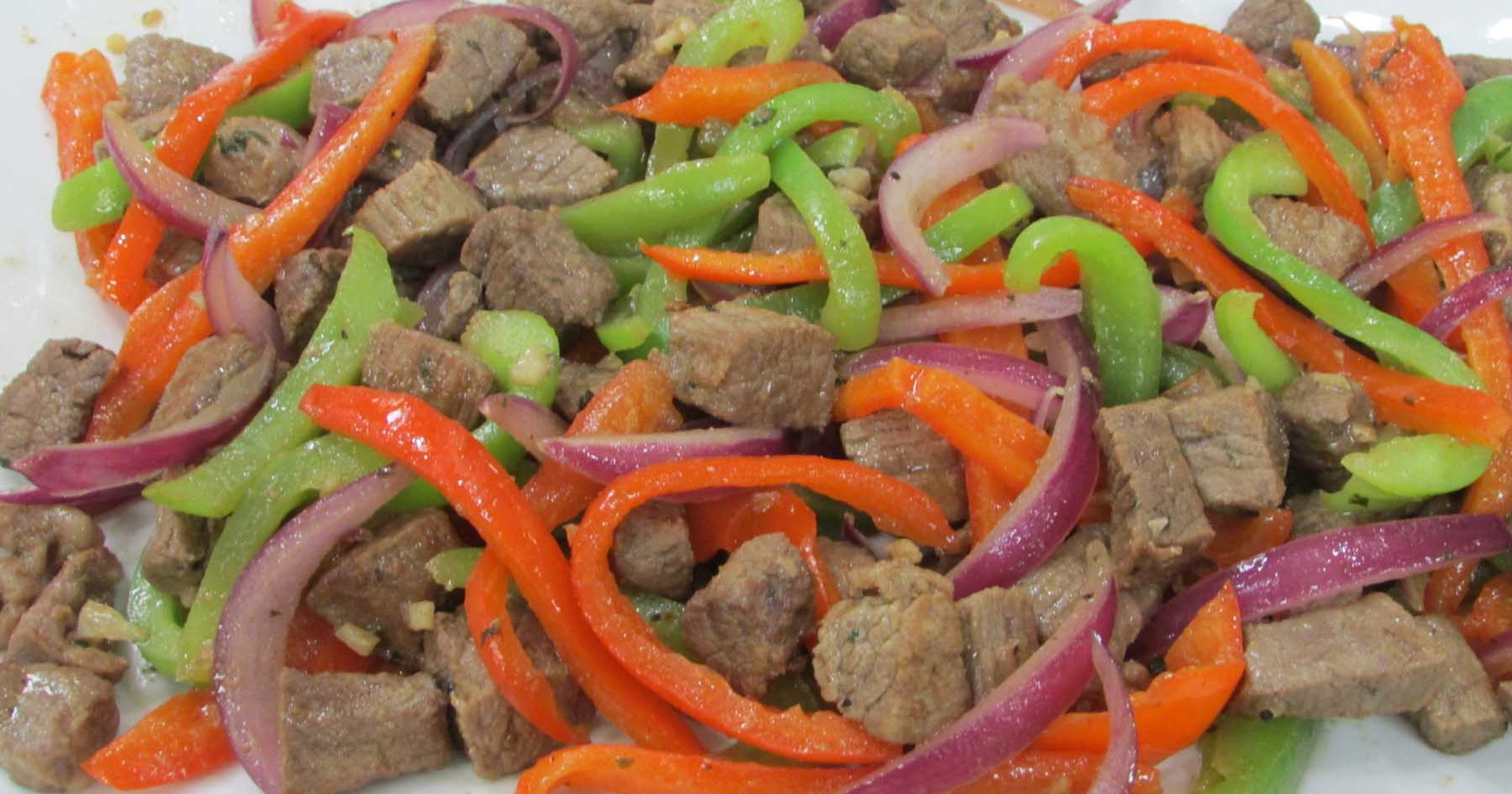 Red Chili Beef Fajitas