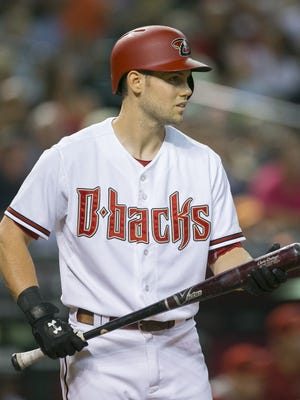 Diamondbacks' Chris Owings walks up to the plate against the Rockies at Chase Field in Phoenix, AZ on July 3, 2015.