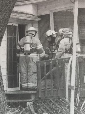 The Morganfield Fire Department responded quickly to an electrical fire at 547 W. Main in Morganfield in April 2005.