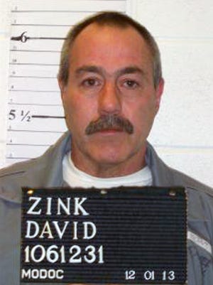 This Dec. 1, 2013 photo provided by the Missouri Department of Corrections shows David Zink, who was convicted of abducting and killing 19-year-old Amanda Morton in 2001.