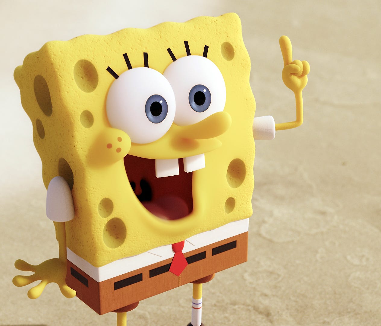SpongeBob SquarePants, shown here in a scene from 