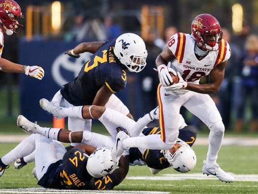 Iowa State Cyclones wide receiver Hakeem Butler (18)