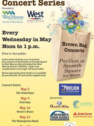 Brown Bag Lunch Series to be held in West Monroe each Wednesday in May
