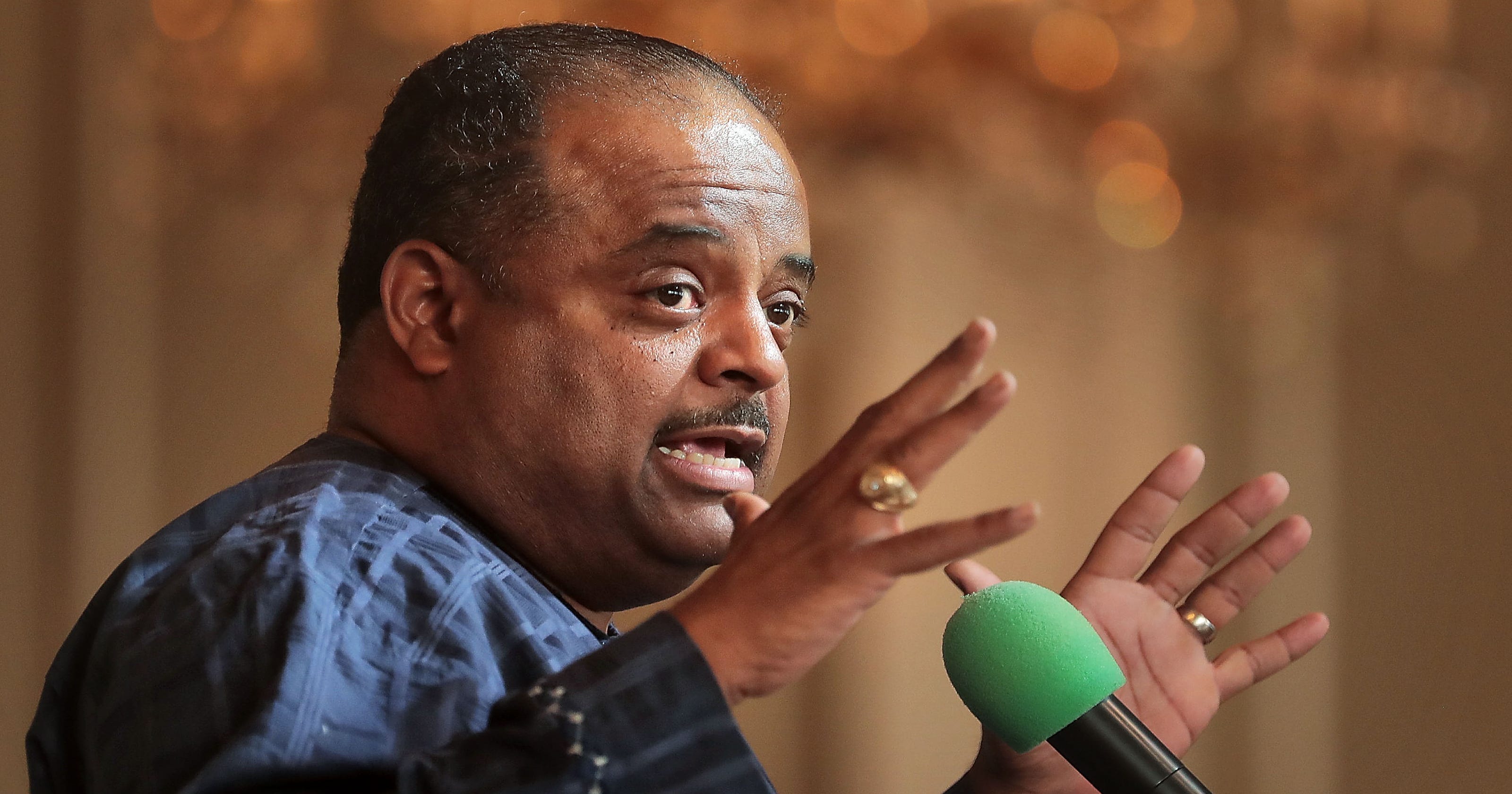 Roland Martin speaks at The New Olivet Baptist Church