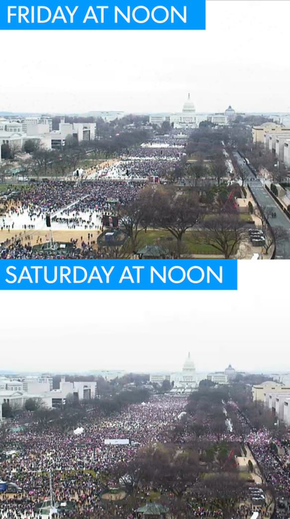 The National Mall in Washington, D.C. on Friday during