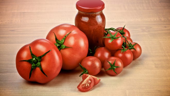 Tomato sauces contain lycopene, an antioxidant.