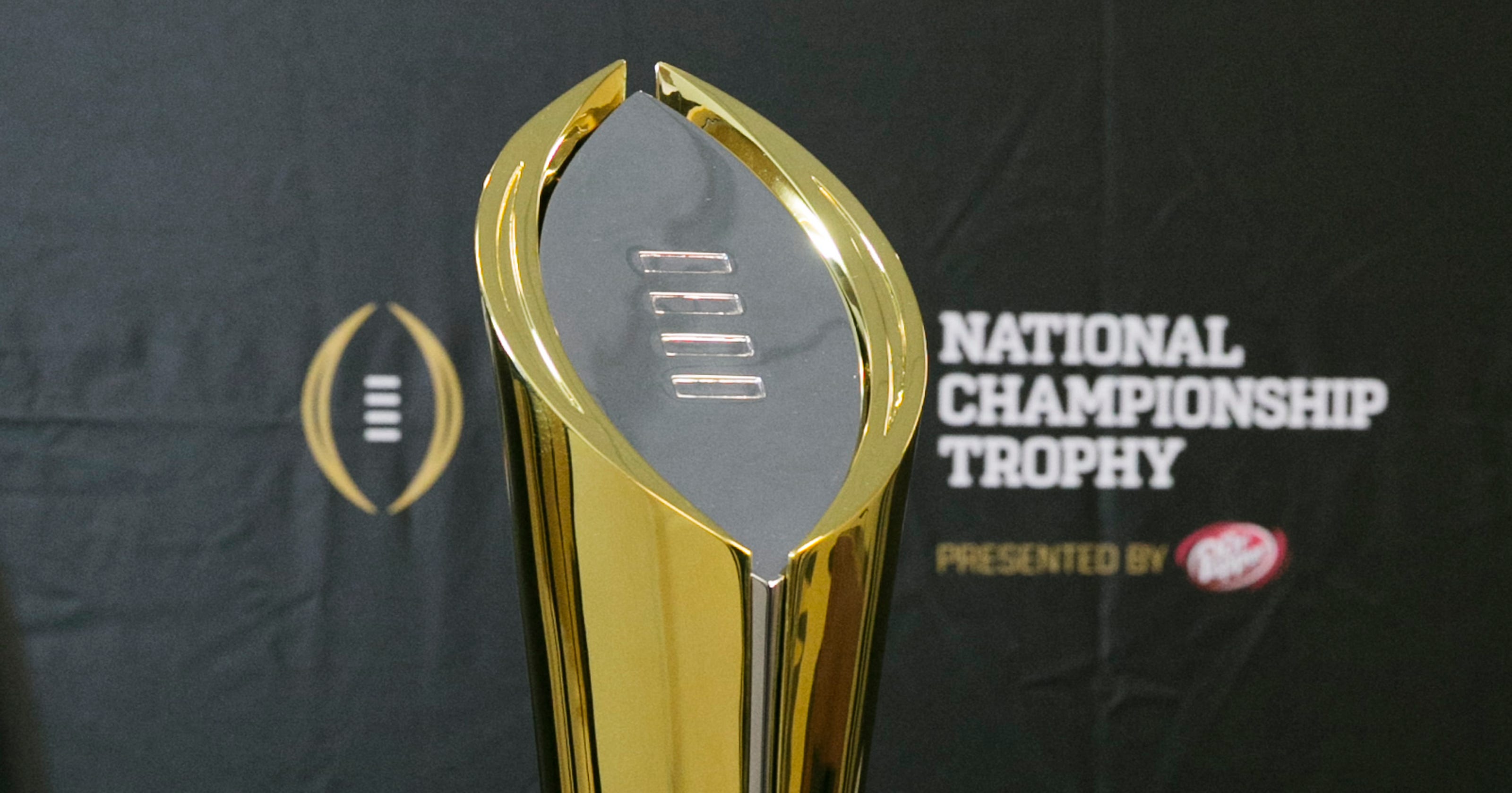 College Football Playoff national championship trophy unveiled