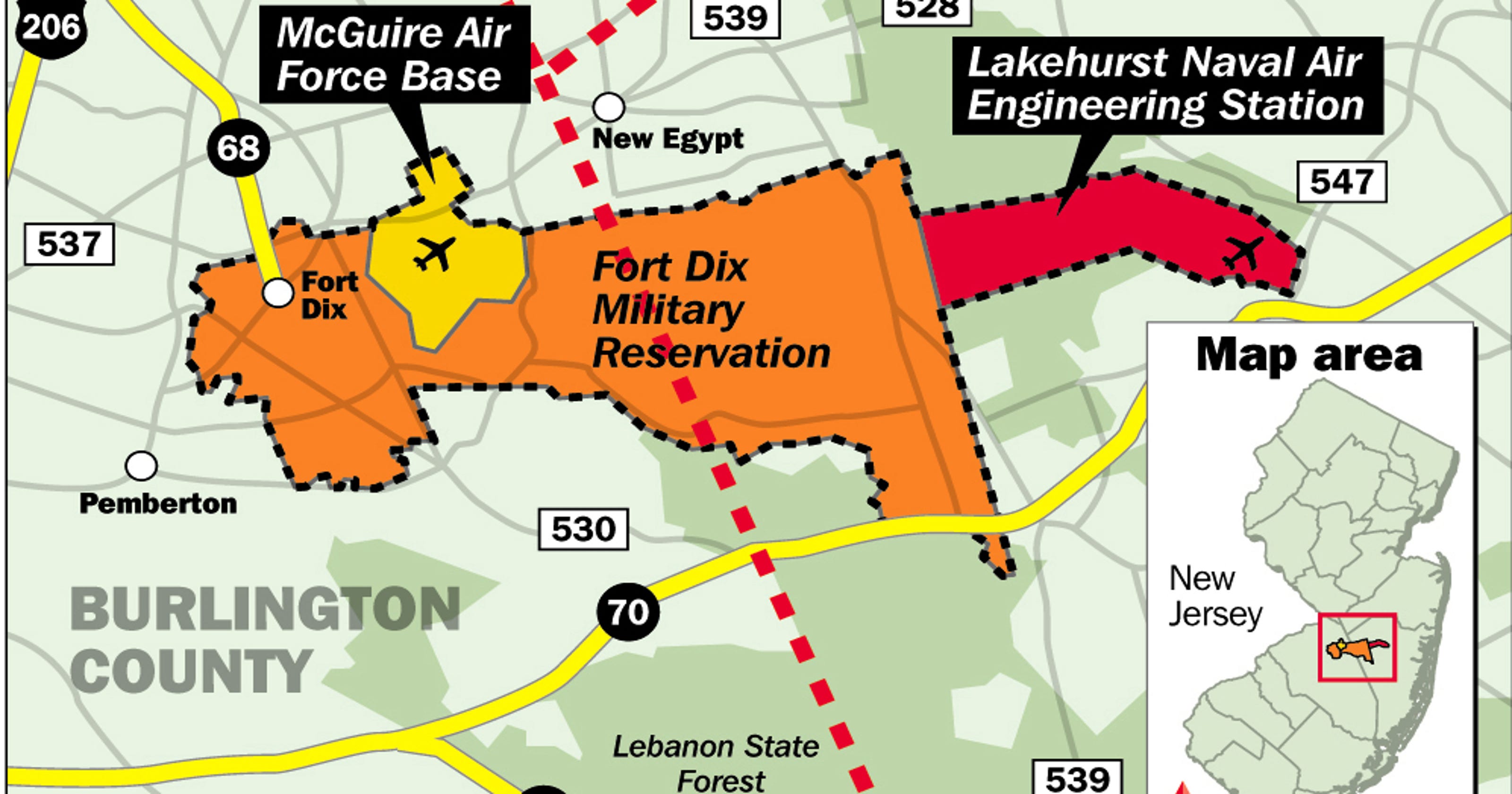 Explosive detonated at Fort Dix