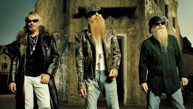 ZZ Top members Billy F. Gibbons, Dusty Hill and Frank Beard will perform April 24 in Shreveport.