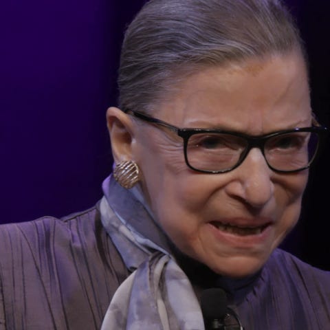 U.S. Supreme Court Justice Ruth Bader Ginsburg as 