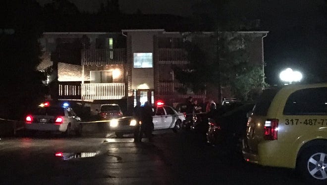 Indianapolis Metropolitan Police officers were dispatched to the 7100 block of Warrior Trail, in the Flats at Meridian Hills apartment complex Monday where a 9-year-old boy was fatally shot by a 5-year-old.
