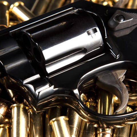 Gun Handgun Pistol Firearm Ammunition Ammo Brass...