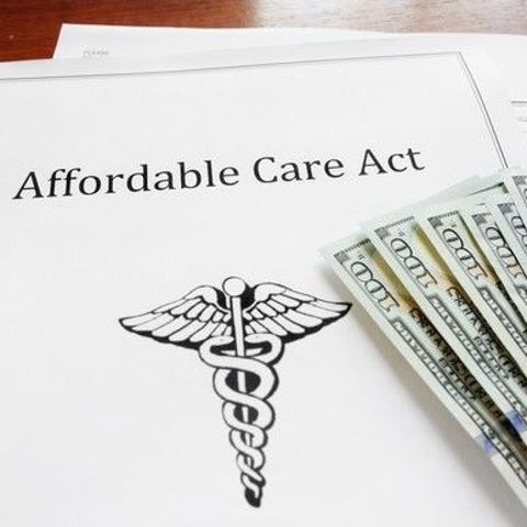 Report labeled Affordable Care Act with medical...