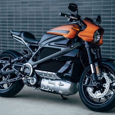 The all-electric Harley-Davidson LiveWire.