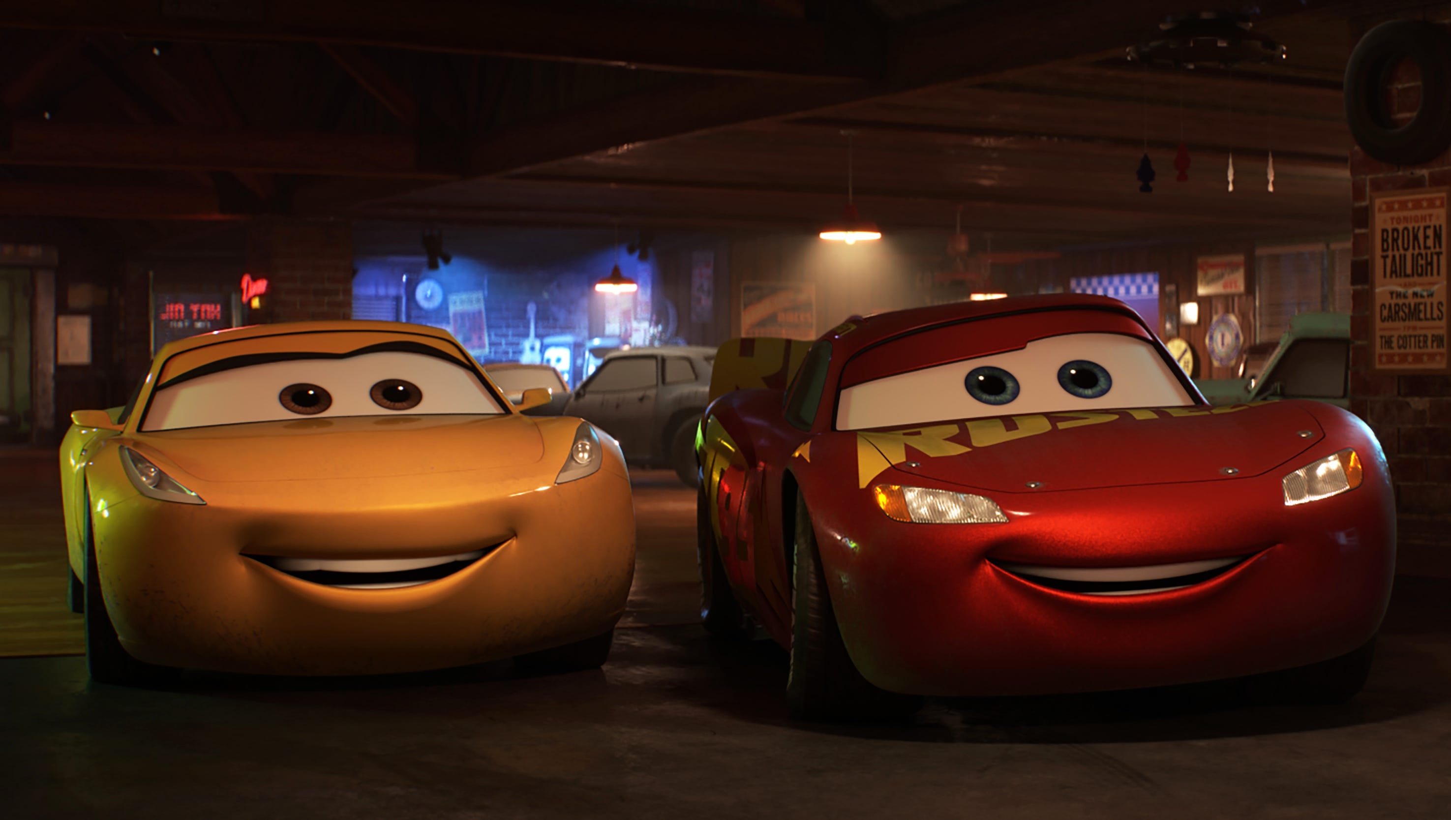 Old school takes on next generation in 'Cars 3' trailer