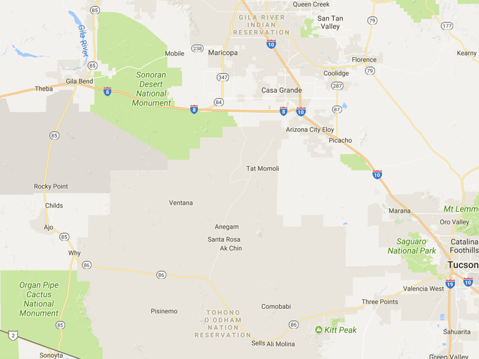 Arizona desert How many are there?