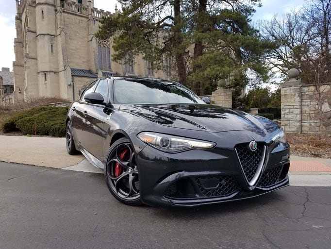 Holy Trinity! The Alfa Romeo's distinct face hasn't