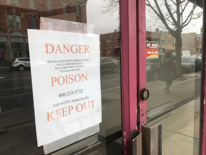 An abandoned fitness center on Broad Street in Woodbury