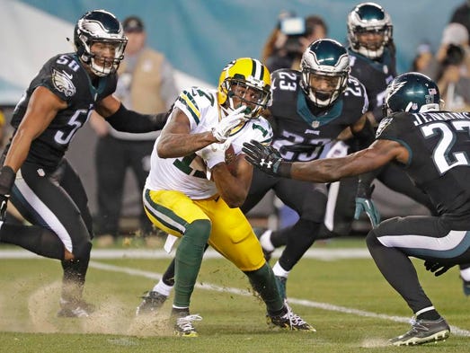 Green Bay Packers wide receiver Davante Adams (17)