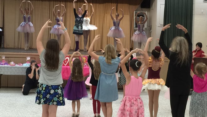Participants at the 2016 ballerina-themed Mother/Daughter Tea Party received a ballet lesson from Vero Classical Ballet. This year, the theme is "princesses."