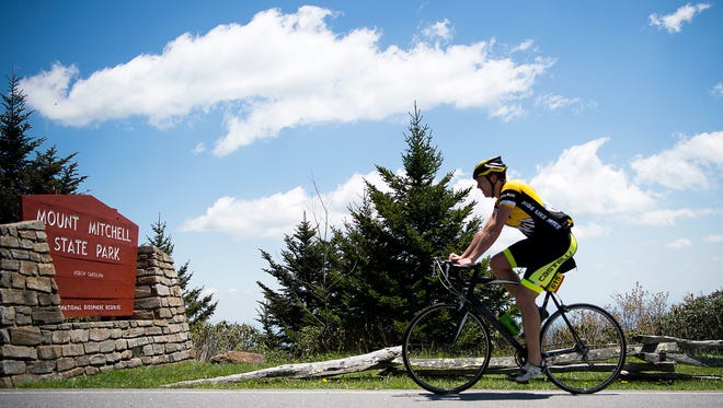 Hundreds of cyclists took on the 102.7-mile self-paced ride called the Assault on Mount Mitchell last year. The 44th annual ride is sold out, but space remains in the 74.2-mile Assault on Marion.