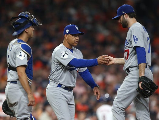 Game 5 at Minute Maid Park: Los Angeles Dodgers relief