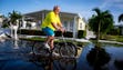 Resident Charles Pulkownik, 56, rides in Naples Estates