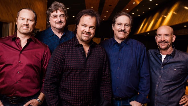 Restless Heart is celebrating 35 years as a band in 2018. From left are Dave Innis, Greg Jennings, Larry Stewart, John Dittrich and Paul Gregg.