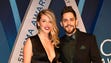 Thomas Rhett and wife Lauren on the red carpet at Music