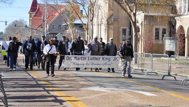 The 2016 Martin Luther King Jr. parade in Alexandria.